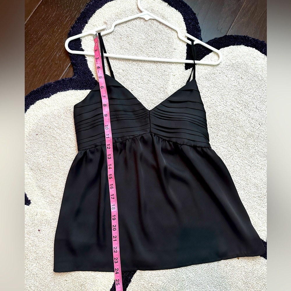Express satin a line tank top XS